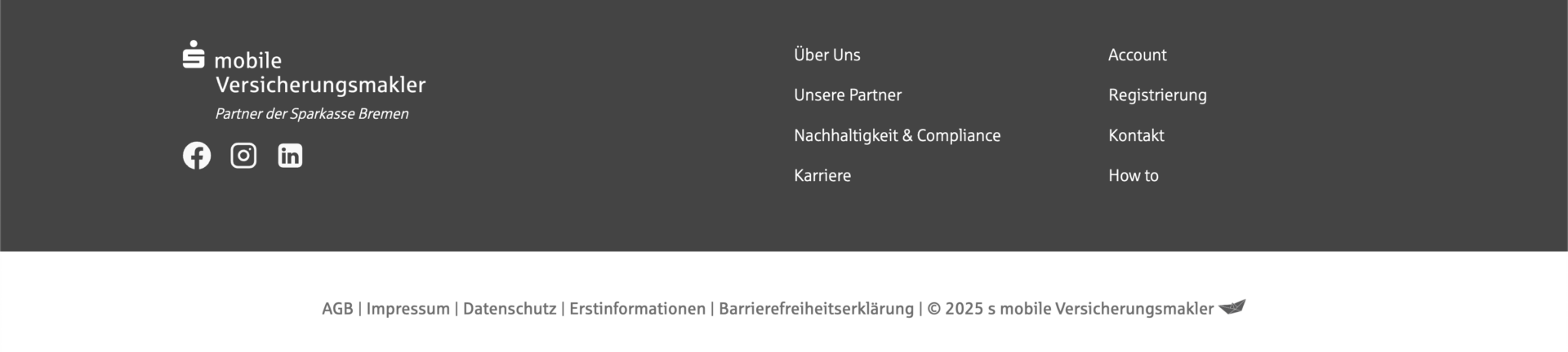 Footer Menü